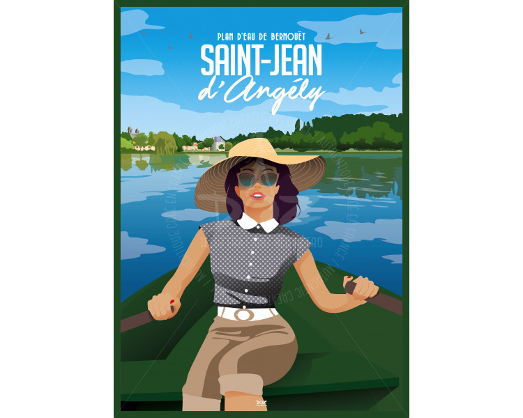 Affiche DOZ Saint-Jean-d'Angély étang de Bernouet