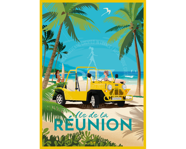 DOZ Poster - Reunion Island - NoSmoke Surf