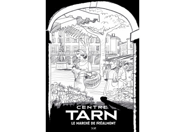 Affiche DOZ - Le marché de Réalmont - Centre Tarn
