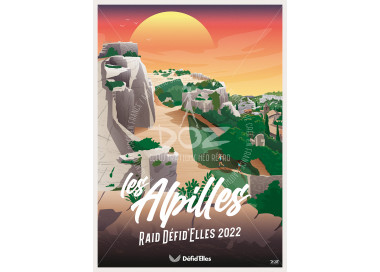 Affiche DOZ - Les Alpilles