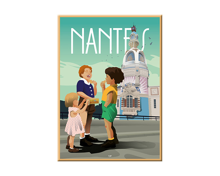 Magnet - Nantes Tour Lu and children