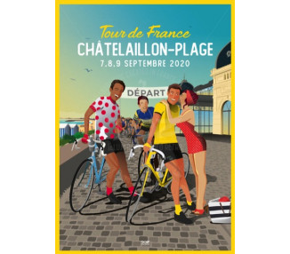 Affiche DOZ Chatelaillon-Plage Tour de France
