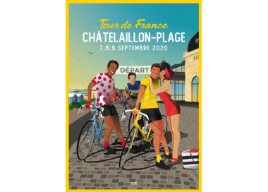 Poster DOZ Chatelaillon-Plage Tour de France