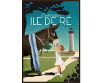 Poster DOZ Ile de Ré - Ane in panties