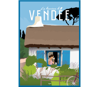 Magnet - La Vendée - les bourrines