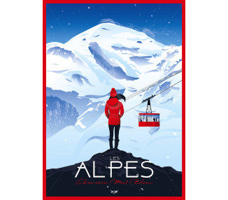 Affiche DOZ Chamonix - Mont-Blanc