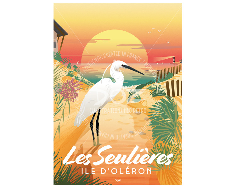 Poster DOZ - Ile d'Oléron - Les Seulières