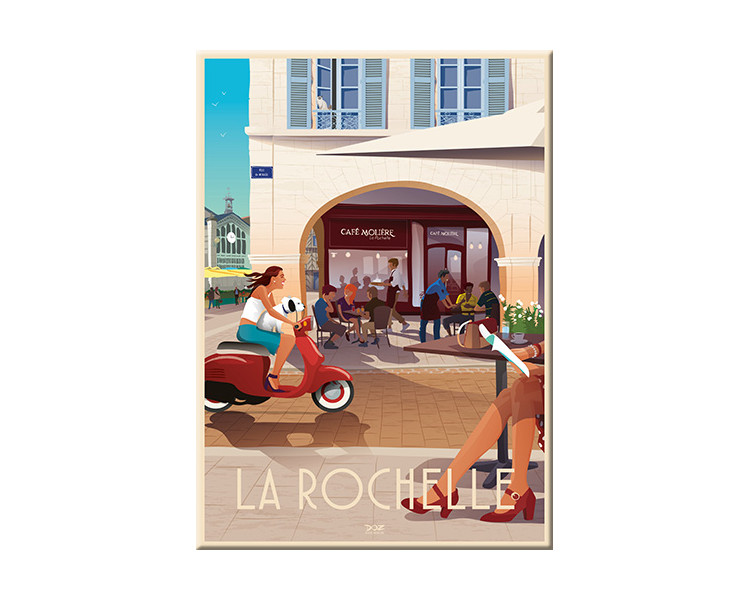 Magnet - La Rochelle - Molière, marché et rue du Minage