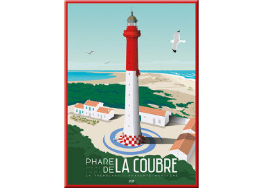 Magnet - la Coubre lighthouse - bird view