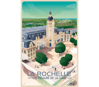 Poster DOZ La Rochelle - Centenary of the Station 1922-2022