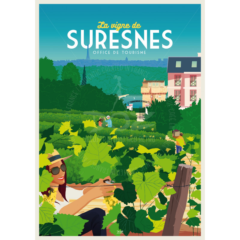 Affiche DOZ Suresnes- Les Vignes