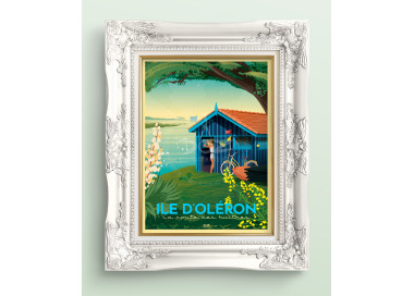 Poster DOZ - Ile d'Oléron - The oyster route