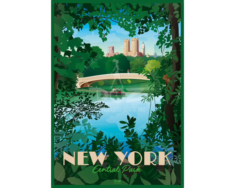 Poster DOZ New York City - Central Park