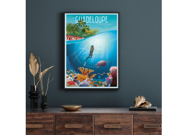 Affiche DOZ Guadeloupe - La plongée