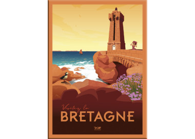 Magnet - Côte de Granit Rose - Bretagne