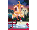 Affiche DOZ Villefranche-sur-mer, Chapelle Saint-Pierre, Jean Cocteau, Côte d'Azur