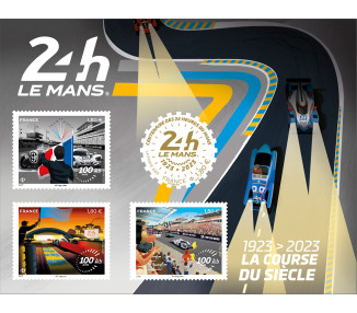 DOZ - La Poste stamp, 100 years of the 24 Hours of Le Mans