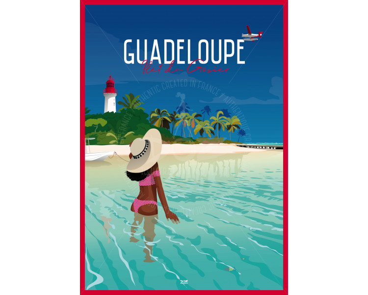 Affiche DOZ Guadeloupe - Ilet du Gosier