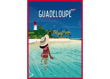 Affiche DOZ Guadeloupe - Ilet du Gosier