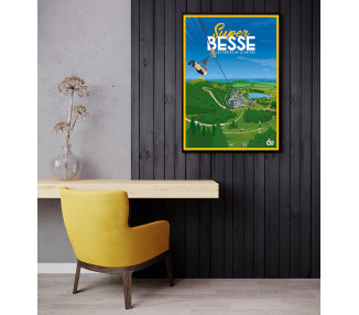 Affiche DOZ Super-besse, Tyrolienne