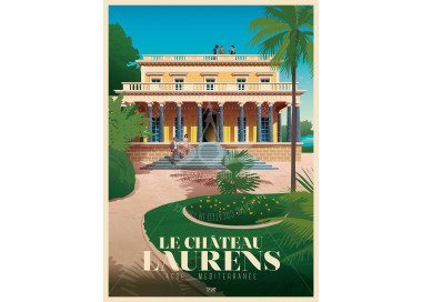 Affiche DOZ - Agde - Le Château Laurens - extérieur