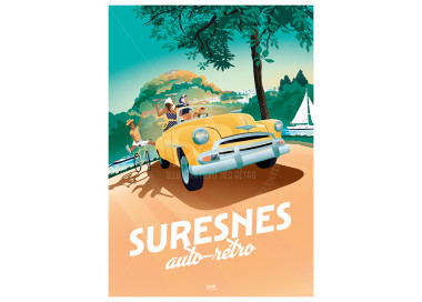 Poster DOZ Suresnes - Vintage cars 2023