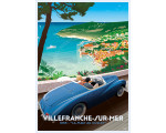 Affiche DOZ Villefranche-sur-mer, cinéma, la main au collet