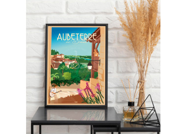 Poster DOZ - Aubeterre-sur-Dronne - the balcony