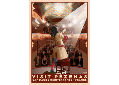 Affiche DOZ Pézenas - Molière