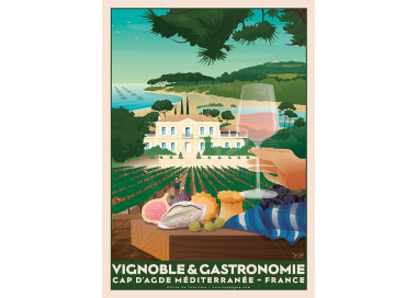 Poster DOZ Cap d'Agde - Gastronomy