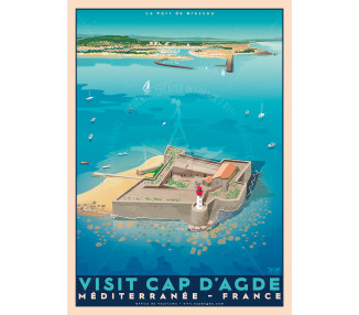 Poster DOZ Cap d’Agde - Fort de Brescou
