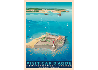 Affiche DOZ Cap d’Agde - Fort de Brescou