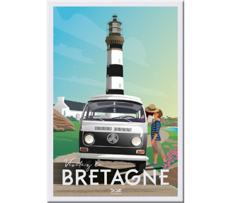 Magnet - Brittany - Van and lighthouse