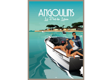Poster DOZ Angoulins sur mer - Le Port du Loiron