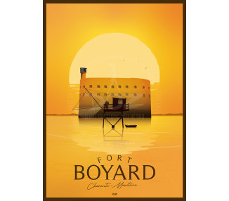 Poster DOZ Fort Boyard - carrelet