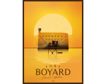 Affiche DOZ Fort Boyard - carrelet