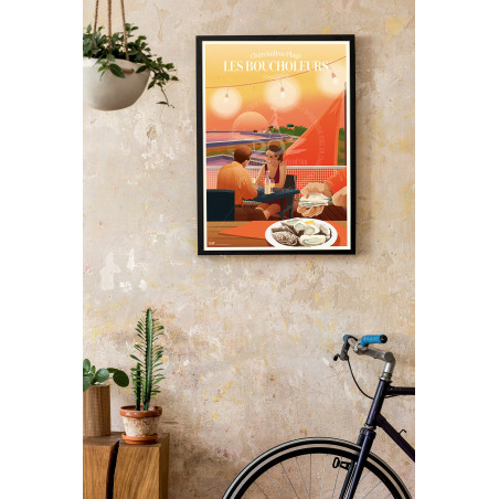 Poster DOZ Châtelaillon-Plage Les Boucholeurs - Oysters