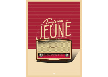 Vintage radio poster DOZ