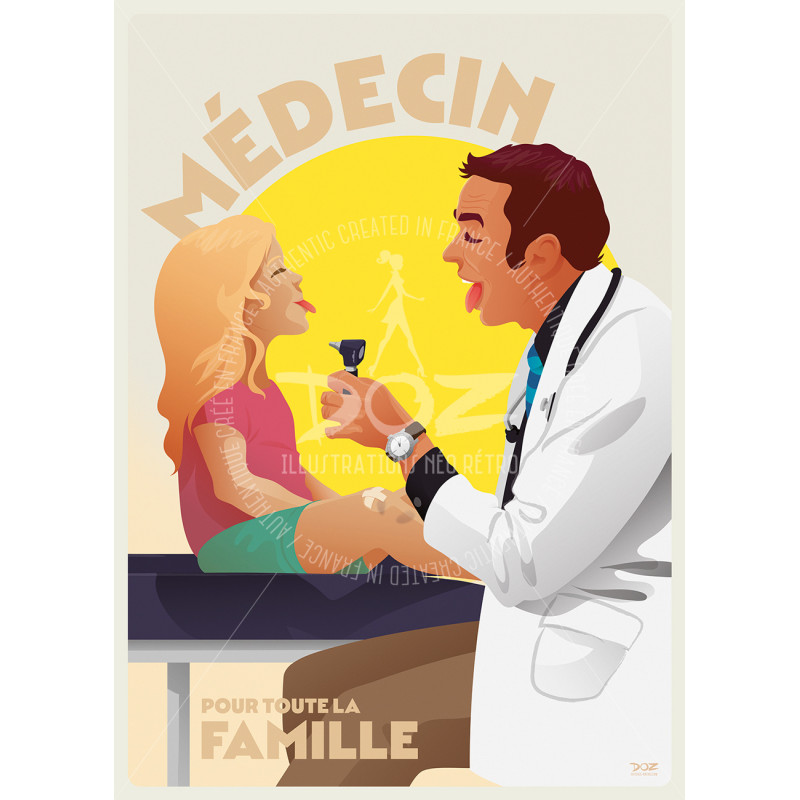Affiche DOZ - Métier - Médecin