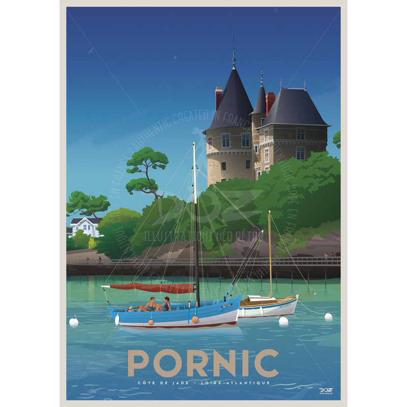 Affiche DOZ - Pornic - Le château