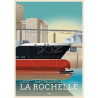 Affiche DOZ Port Atlantique La Rochelle - Tanker et Silos